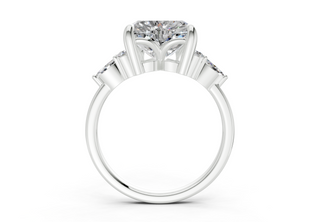 Clarion Accent 2mm Enagaement Ring