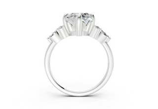Clarion Accent 2mm Enagaement Ring