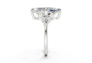 Clarion Accent 2mm Enagaement Ring