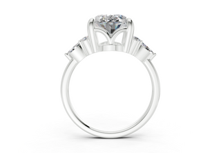 Clarion Accent 2.3mm Enagaement Ring