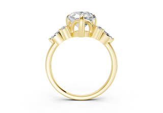 Clarion Accent 2mm Enagaement Ring