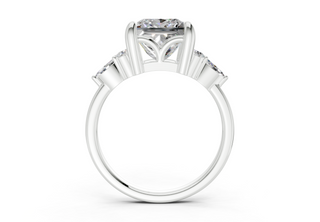 Clarion Accent 2mm Enagaement Ring