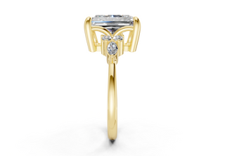 Clarion Accent 2mm Enagaement Ring