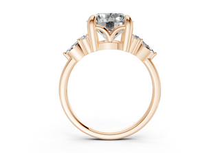 Clarion Accent 2mm Enagaement Ring