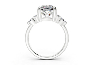 Clarion Accent 2mm Enagaement Ring