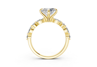 Zania Accent 2mm Enagaement Ring