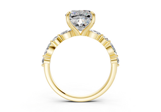 Zania Accent 2mm Enagaement Ring