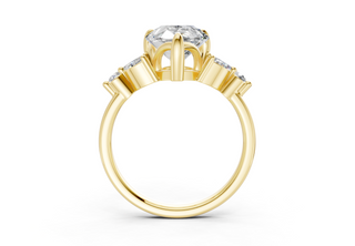 Imara Accent 1.9mm Enagaement Ring