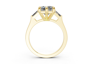 Felise Three Stone 1.8mm Enagaement Ring