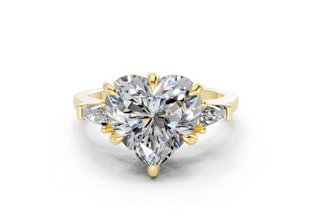 Felise Three Stone 1.8mm Enagaement Ring