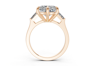 Felise Three Stone 1.8mm Enagaement Ring