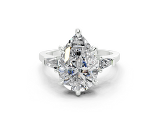 Felise Three Stone 1.8mm Enagaement Ring