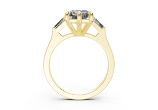 Felise Three Stone 1.8mm Enagaement Ring