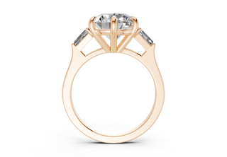 Felise Three Stone 1.8mm Enagaement Ring