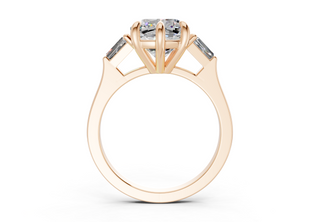 Felise Three Stone 1.8mm Enagaement Ring