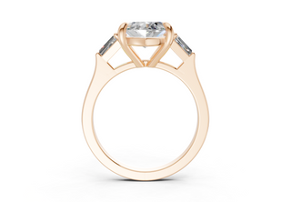Olesia Three Stone 1.8mm Enagaement Ring