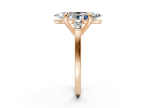 Olesia Three Stone 1.8mm Enagaement Ring