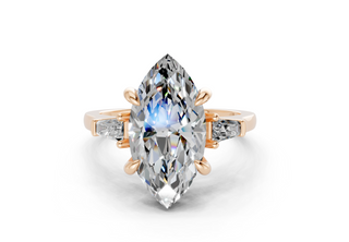 Olesia Three Stone 1.8mm Enagaement Ring