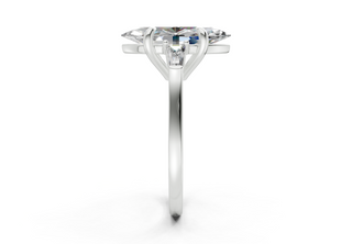 Olesia Three Stone 1.8mm Enagaement Ring