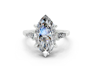 Olesia Three Stone 1.8mm Enagaement Ring