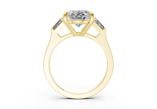 Olesia Three Stone 1.8mm Enagaement Ring