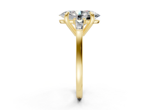 Olesia Three Stone 1.8mm Enagaement Ring
