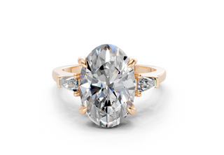 Olesia Three Stone 1.8mm Enagaement Ring