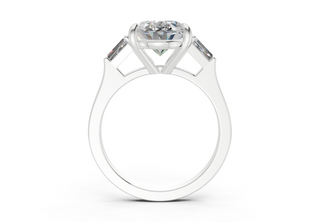 Olesia Three Stone 1.8mm Enagaement Ring