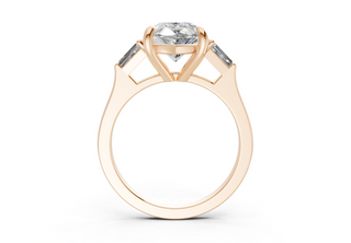 Olesia Three Stone 1.8mm Enagaement Ring