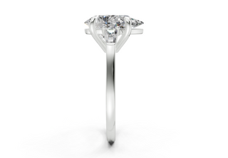 Olesia Three Stone 1.8mm Enagaement Ring