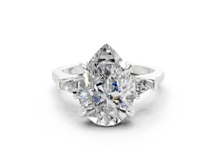 Olesia Three Stone 1.8mm Enagaement Ring