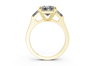 Olesia Three Stone 1.8mm Enagaement Ring
