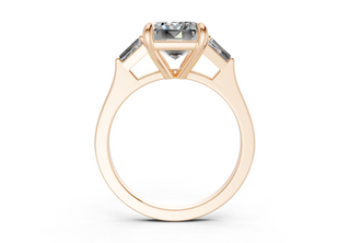 Olesia Three Stone 1.8mm Enagaement Ring