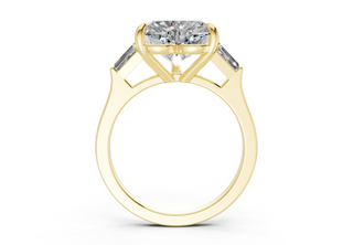 Olesia Three Stone 1.8mm Enagaement Ring