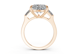 Olesia Three Stone 1.8mm Enagaement Ring