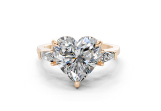 Olesia Three Stone 1.8mm Enagaement Ring
