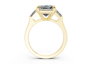 Olesia Three Stone 1.8mm Enagaement Ring