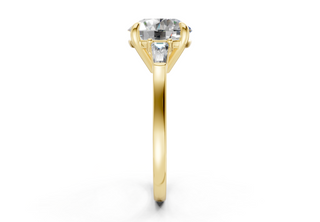Olesia Three Stone 1.8mm Enagaement Ring