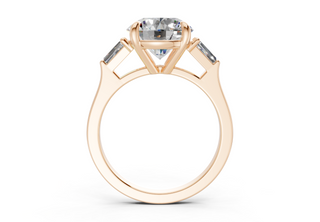 Olesia Three Stone 1.8mm Enagaement Ring