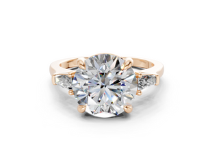 Olesia Three Stone 1.8mm Enagaement Ring
