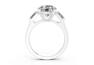 Olesia Three Stone 1.8mm Enagaement Ring