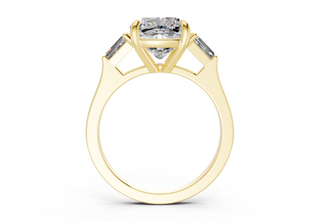 Olesia Three Stone 1.8mm Enagaement Ring