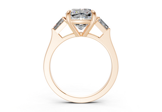 Olesia Three Stone 1.8mm Enagaement Ring