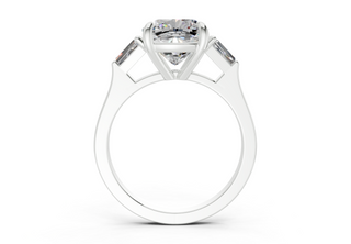 Olesia Three Stone 1.8mm Enagaement Ring