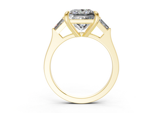 Olesia Three Stone 1.8mm Enagaement Ring
