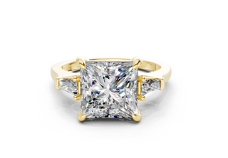 Olesia Three Stone 1.8mm Enagaement Ring