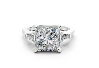 Olesia Three Stone 1.8mm Enagaement Ring