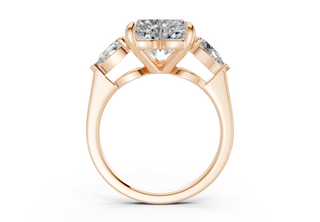 Vexia Three Stone 1.8mm Enagaement Ring