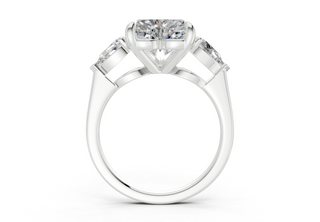 Vexia Three Stone 1.8mm Enagaement Ring