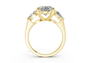 Vexia Three Stone 1.8mm Enagaement Ring